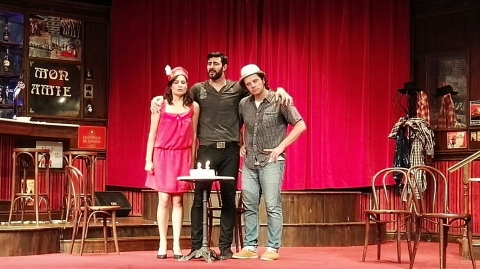 Protagonistas da obra de teatro Protagonistas da obra de teatro