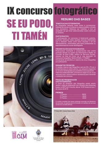 IX Concurso de fotografía "Se eu podo, ti tamén"